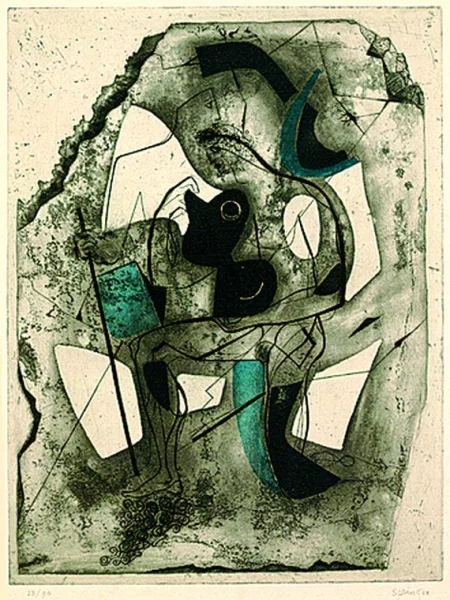 Ferdinand Springer — 2 Bll.: Prométhée IV (Angedenken). Astaroth (Die große Windorgel)