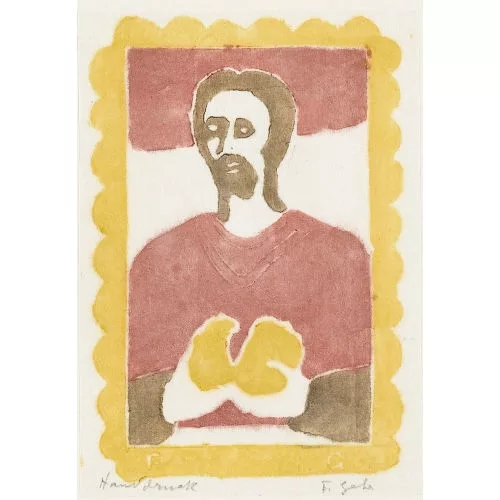 Ferdinand Gehr — Brotbrechender Christus.