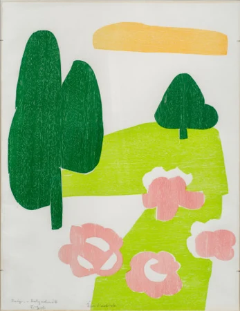 Abstrakte Landschaft
