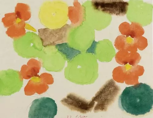 FERDINAND GEHR — Blumenbild. 1977. — Koller Auktionen