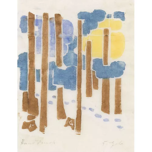 Ferdinand Gehr — Winterwald.