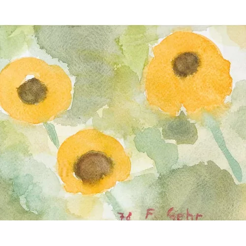 Ferdinand Gehr — Komposition mit Blumen.