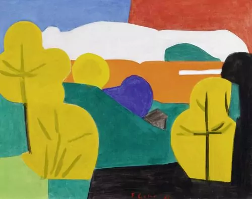 FERDINAND GEHR — Abstrakte Landschaft. 1953. — Koller Auktionen