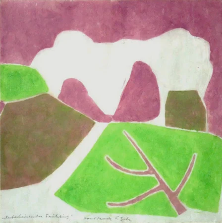 Aufkeimender Frühling, Um 1974.