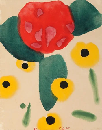 Dahlie und Rudbeckien, 1971