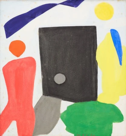 Komposition mit Figuren, 1973