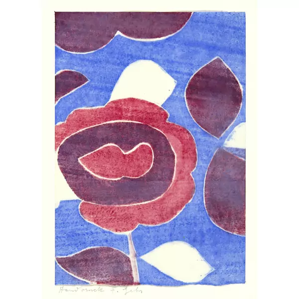 Ferdinand Gehr — Rose blau — Galerie Kornfeld