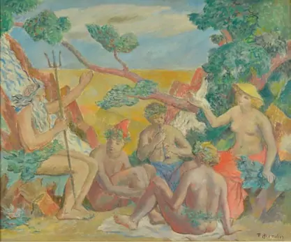 Scène mythologique