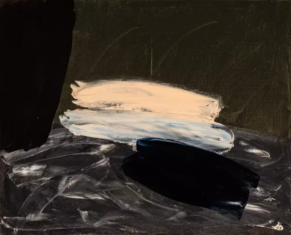 Gris, indigo, blanc composé