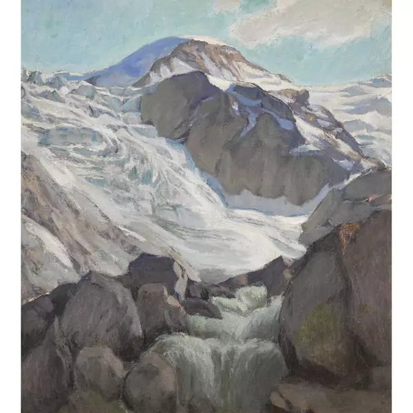 Berglandschaft mit Alphubel