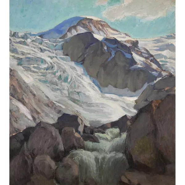 Berglandschaft mit Alphubel