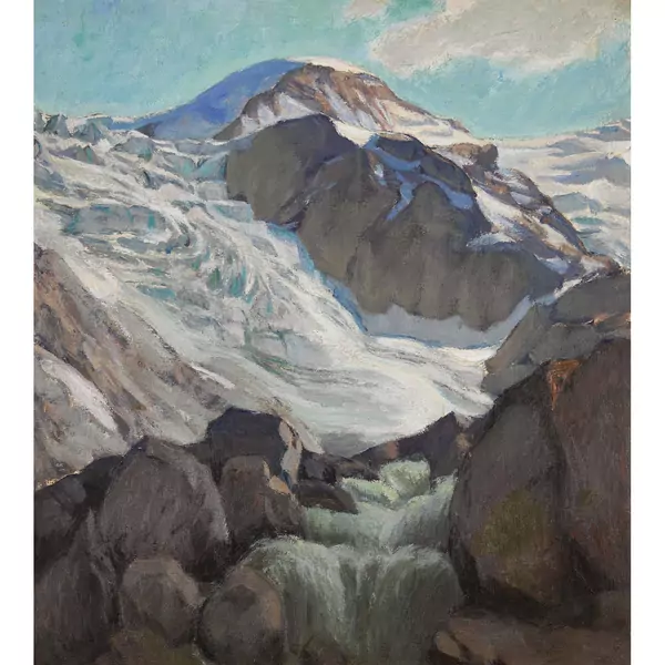 Berglandschaft mit Alphubel