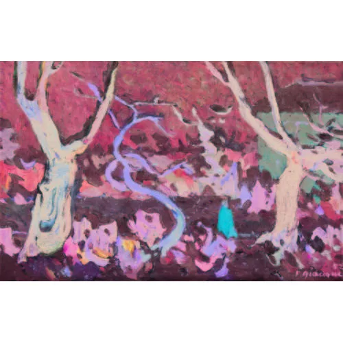 Fernand Giauque — "Winterlandschaft".