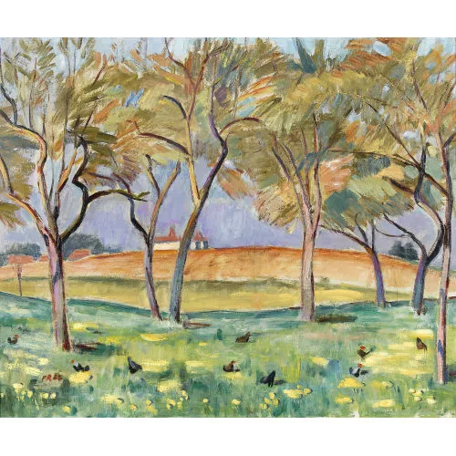 Fernand Riard — "Frühlingslandschaft".