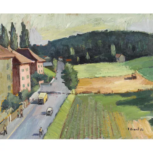 Fernand Riard — Sommerliche Feldpartie am Stadtrand.