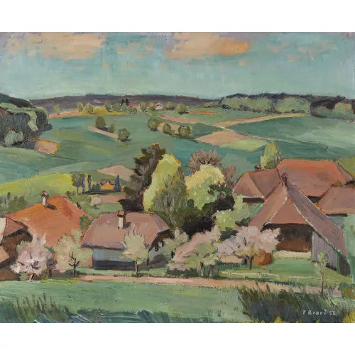 Fernand Riard — "Frühlingslandschaft".
