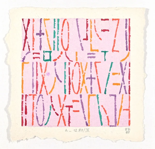 Fernando Bordoni — A - 12.89/IX, 1989