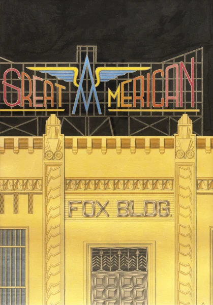 Fifo Stricker — GREAT AMERICAN (FOX BUILDING), 1975