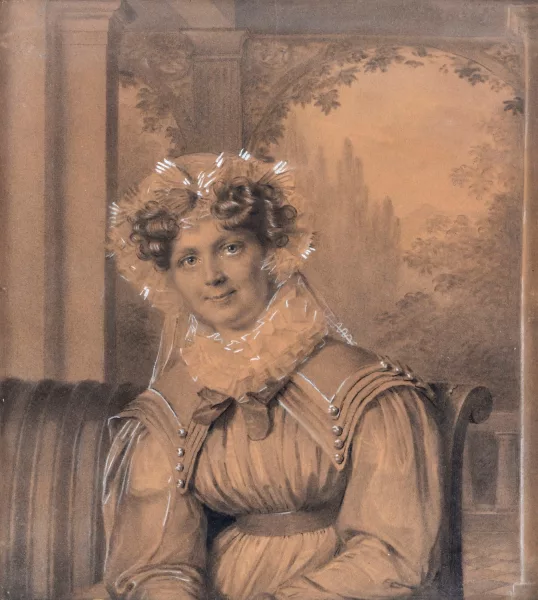 Firmin Massot — Portraits de M. et Mme Robert Aubert-Chaudoir,