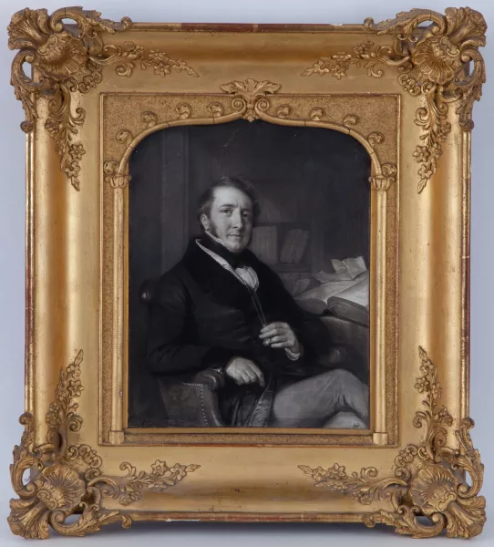 Firmin Massot — Portrait d'homme à la médaille