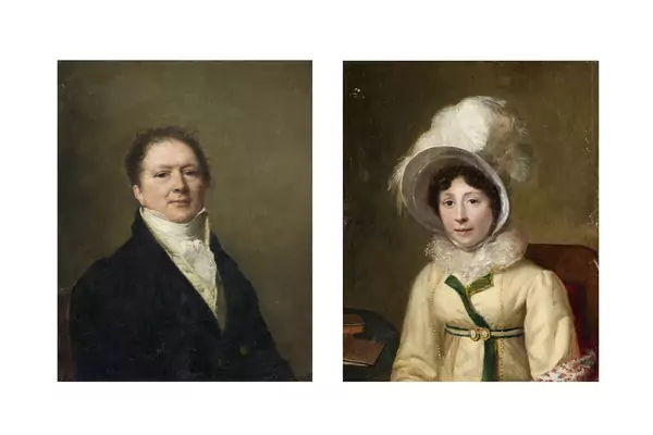 Portrait de Jean-Pierre (1759-1826) et Jeanne-Elizabeth de Tournes (1768-1837)