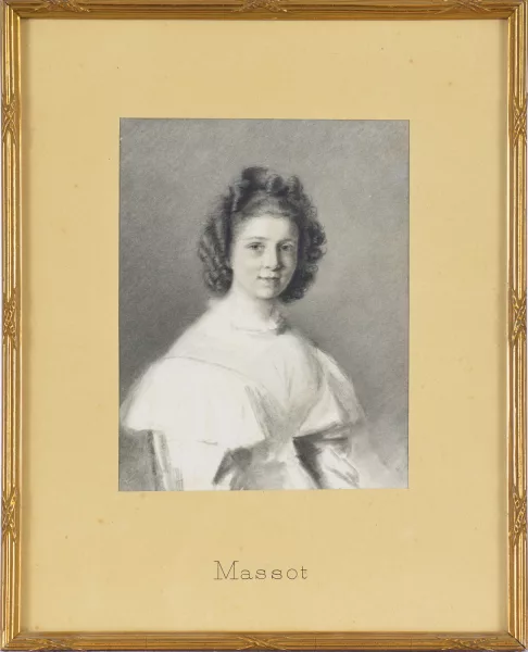 Firmin Massot — Portrait de jeune fille