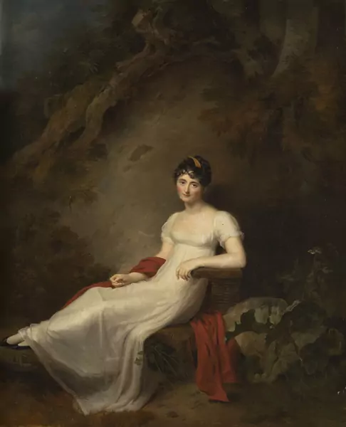 Portrait de Victoire Catherine Elisabeth Sarasin (née Rigaud) vers 1805