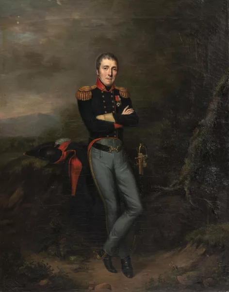 Firmin Massot — Portrait du baron François Auguste Maurice de Vasserot de Vincy