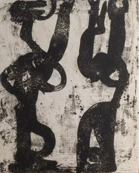 Francine Simonin (née en 1936, CH), "Africaine". — DognyAuction