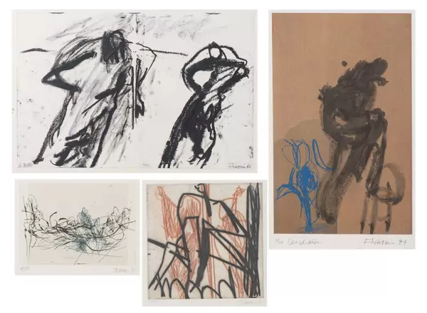 Francine SIMONIN (1936 - 2020), quatre oeuvres — DognyAuction