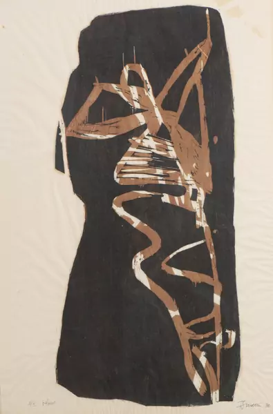 Francine SIMONIN (1936-2020), "Vénus", Xylographie — DognyAuction