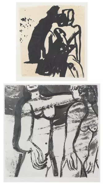 Francine SIMONIN (1936 - 2020), ensemble de deux œuvres — DognyAuction