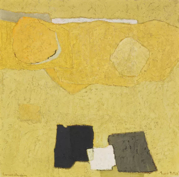 Francis Bott — Composition (En jaune hommage à Bandeira)
