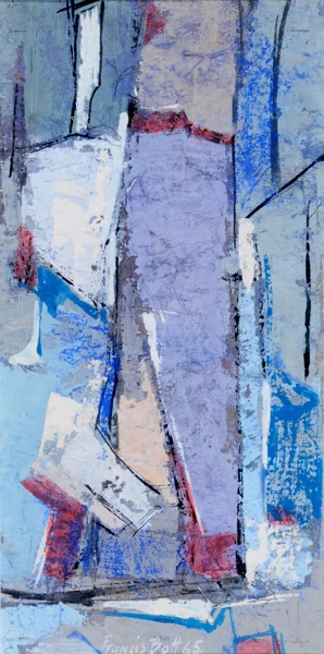 Francis Bott — Composition (Komposition Blau), 1965
