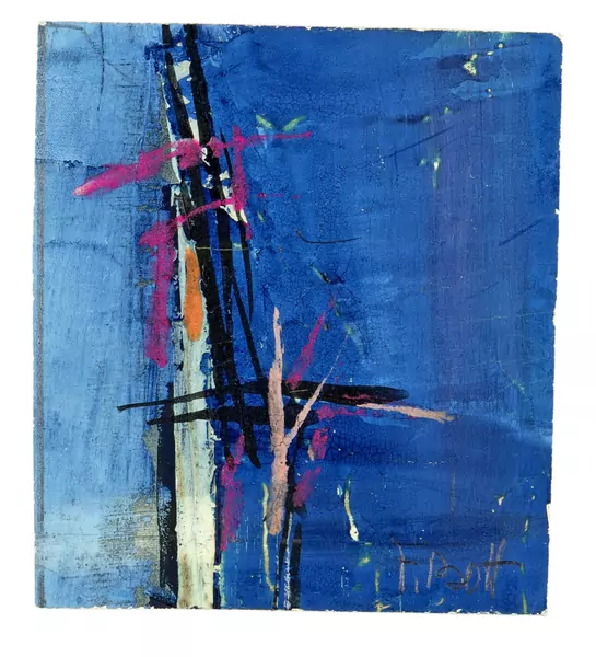 Francis Bott — Abstrakte Komposition — Galerie Kornfeld
