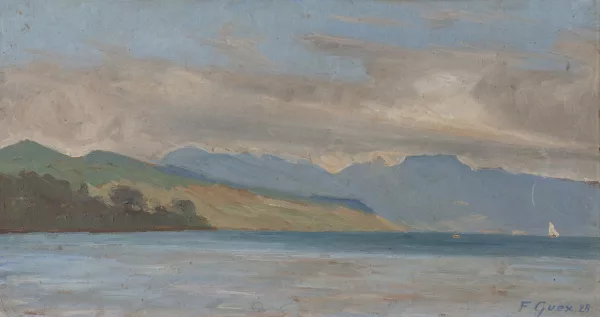 Francis Guex — Vue du lac