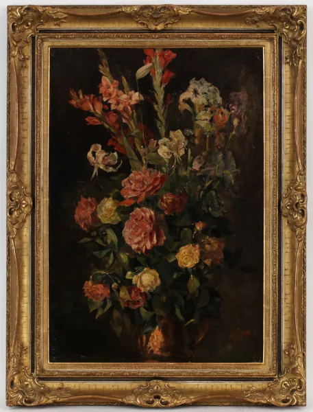 François-Adolphe Grison — Bouquet de fleurs,