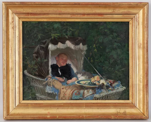 François-Adolphe Grison — Bébé endormi
