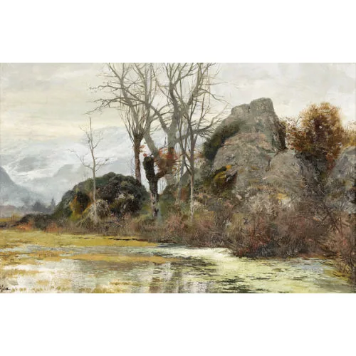François-Adolphe Grison — "La mare aux fées".