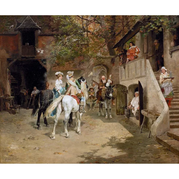 François-Adolphe Grison — Heimkehr von der Jagd.