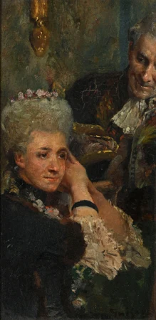 Couple d'élégants