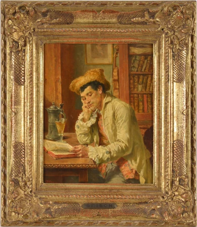 Homme à la lecture