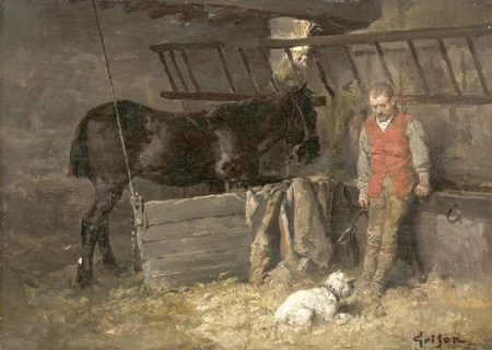 Dans l'écurie