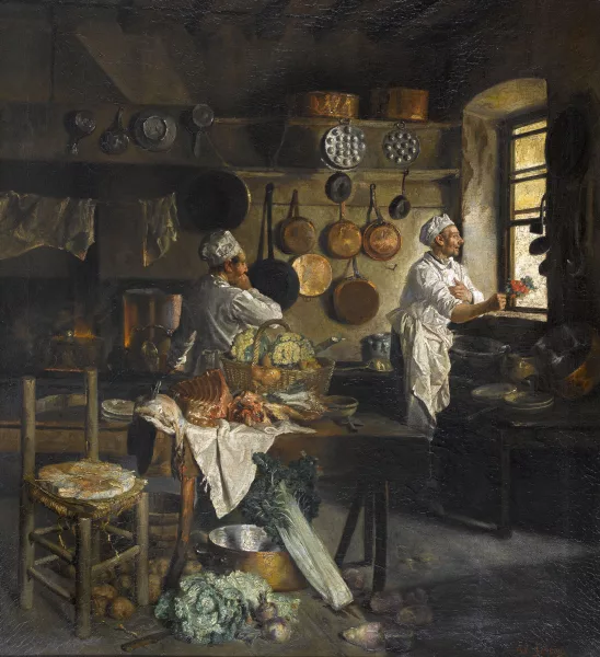 François-Adolphe Grison — "Le Cuisinier Galant".