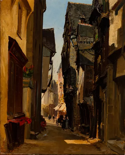 Altstadtgasse im Licht