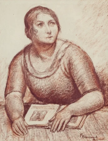 Femme au livre