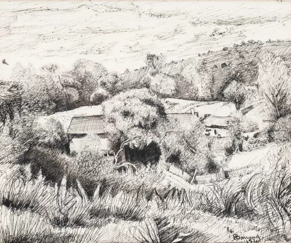 François Barraud — Paysage de Provence