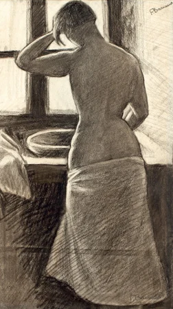 Femme à sa toilette