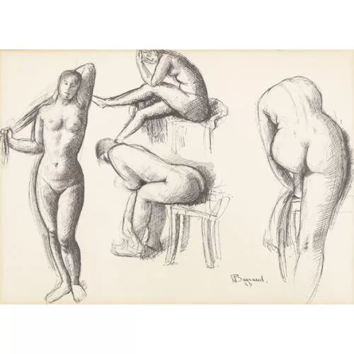 François Barraud — Nu.