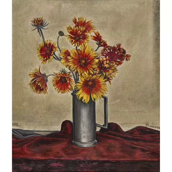 François Barraud — Nature morte aux fleurs.
